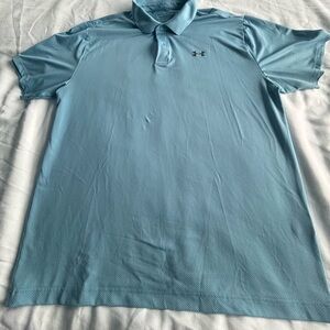 Under Armour XL Performance Polo Loose fit Men's light‎ Blue Polo Shirt